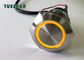 China Mini interruptor de tecla 19mm da luz do diodo emissor de luz que travam Moistureproof momentâneo exportador