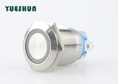 China O auto restaurou o interruptor de tecla Shell 304/316 de aço inoxidável do metal do diodo emissor de luz fábrica