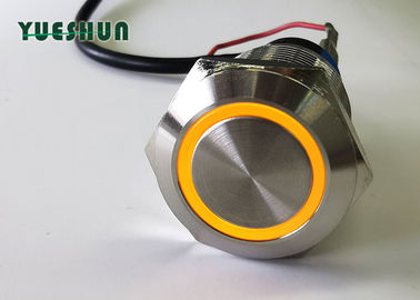 China Mini interruptor de tecla 19mm da luz do diodo emissor de luz que travam Moistureproof momentâneo fábrica