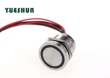 China Metal o sistema Piezo do controle de acesso do diodo emissor de luz 12V 24V do símbolo do anel do interruptor de tecla fábrica
