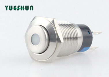 China Tipo interruptor do ponto de tecla do metal do diodo emissor de luz, peso leve do interruptor de tecla de 5 Pin fábrica