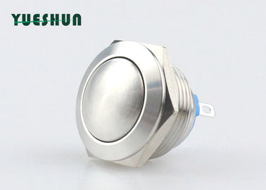 China Montagem de painel de aço inoxidável normalmente aberta da cabeça 19mm da bola do interruptor de tecla fábrica