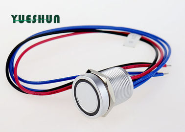 China Interruptor de tecla Piezo iluminado diodo emissor de luz, tecla do interruptor de 19mm momentânea distribuidor